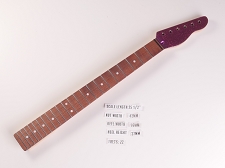 BLEM - XGP TE RW Neck 22 Stainless Frets, Ball Ends, Purple Big Flake Metal Cap
